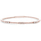 <span style="color:purple">SPECIAL!</span>.52ct G SI 14K Rose Gold Diamond Flexible Beaded Bracelet