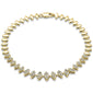 <span style="color:purple">SPECIAL!</span>.77ct G SI 14K Yellow Gold Marquise Shape Diamond Bracelet 7"