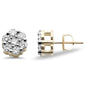 <span style="color:purple">SPECIAL!</span> 1.25ct-2.00ct G SI 14K Gold Diamond Flower Earrings