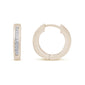 <span>DIAMOND CLOSEOUT! </span> .14ct G SI 10KT Yellow Gold Diamond Hoop Earrings