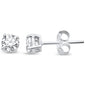 <span style="color:purple">SPECIAL!</span> 1.05ct G SI 14K White Gold Diamond Solitaire Stud Earrings