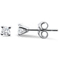 0.20ct G SI 14K White Gold Diamond Solitaire Stud Earrings