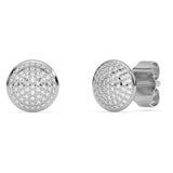 .18ct G SI 14K White Gold Diamond Round Earrings