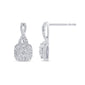 <span style="color:purple">SPECIAL!</span> .52ct G SI 14K White Gold Diamond Drop Earrings