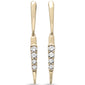<span style="color:purple">SPECIAL!</span>.25ct G SI 14K Yellow Gold Diamond Drop Earrings