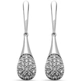 .48ct G SI 14K White Gold Diamond Drop Earrings