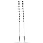 .31ct G SI 14K White Gold Black Diamond Drop Earrings