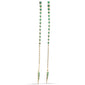 .26ct G SI 14K Yellow Gold Diamond & Emerald Gemstones Drop Earrings