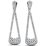 .70ct G SI 14K White Gold Diamond Drop Earrings
