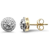 <span style="color:purple">¡ESPECIAL!</span> Pendientes de Oro Amarillo de 14K con Diamantes Redondos .33ct G SI