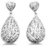 .62ct G SI 14K White Gold Diamond Drop Earrings
