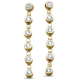 .42ct G SI 14K Yellow Gold Diamond Drop Earrings