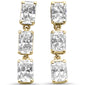 <span style="color:purple">SPECIAL!</span>1.86ct G SI 14K Yellow Gold Radiant Cut Drop Earrings