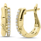 <span style="color:purple">SPECIAL!</span> .25ct G SI 14kt Yellow Gold Modern Diamond Earrings
