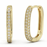 .33ct G SI 14kt Yellow Gold Diamond Earrings