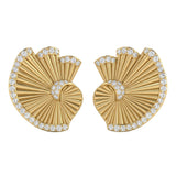 .46ct G SI 14kt Yellow Gold Diamond Modern Earrings
