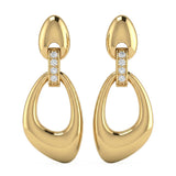 .04ct G SI 14kt Yellow Gold Diamond Stud Earrings