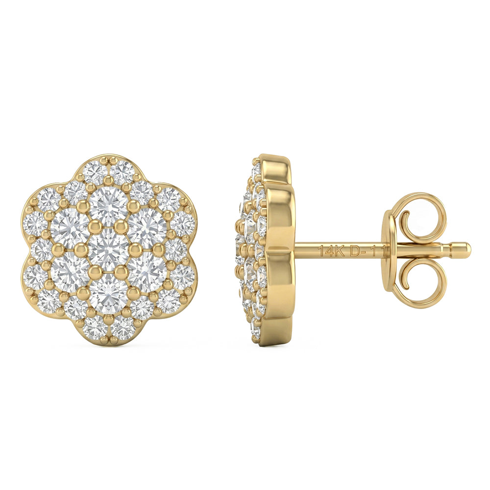 <span style="color:purple">SPECIAL!</span> .36ct G SI 14kt Yellow Gold Diamond Stud Earrings