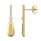 <span style="color:purple">SPECIAL!</span> .20ct G SI 14kt Yellow Gold Diamond Drop Earrings