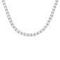 <span style="color:purple">SPECIAL!</span> 29.46ct G SI 14K White Gold Diamond Tennis Necklace 22"