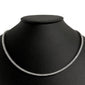 <span style="color:purple">SPECIAL!</span>11.58ct G SI 14K White Gold Diamond Tennis Necklace 16"