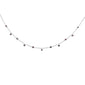 <span style="color:purple">SPECIAL!</span>.36ct 14K White Gold Ruby Gemstones Pendant Necklace 18+2"Ext Chain