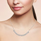 <span>DIAMOND  CLOSEOUT! </span>1.88ct G SI 14K White Gold Diamond Dangle Pendant Necklace 16+2" Long Chain