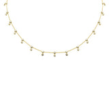 1.29ct G SI 14K Yellow Gold Diamond Pendant Necklace 16+2" Ext
