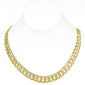 <span style="color:purple">SPECIAL!</span> 11mm 12.73ct G SI 14K Yellow Gold Baguette & Round Diamond Cuban Necklace 22"