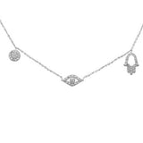 <span>DIAMOND CLOSEOUT! </span> .21ct G SI 14K White Gold Diamond Pendant Necklace 16+2" Ext