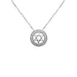 .10ct G SI 14K White Gold Diamond Star of David Pendant Necklace 16+2" Ext