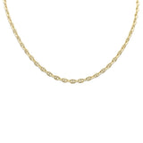 2.41ct G SI 14K Yellow Gold Diamond Elegant Link Pendant Necklace 16' Long