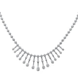 <span style="color:purple">¡ESPECIAL!</span> Collar con colgante de diamante en oro blanco de 14K, 2.24ct G SI, 18" de largo