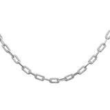 <span style="color:purple">¡ESPECIAL!</span> Collar con colgante de clip de oro blanco de 14 quilates con diamantes de 3,84 quilates G SI, 16" de largo