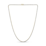 <span style="color:purple">SPECIAL!</span> 2.97ct G SI 14K Yellow Gold Diamond Tennis Necklace 16"