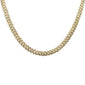 <span style="color:purple">SPECIAL!</span> 9MM 9.21ct G SI 14K Yellow Gold Diamond Square Cuban Chain Necklace 22" Long