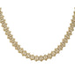 <span style="color:purple">SPECIAL!</span> 7.95ct G SI 14kt Yellow Gold 9MM Round Diamond Mariner Chain Necklace 20" Long