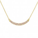 .38ct G SI 14kt Yellow Gold Diamond & Pink Sapphire Gemstone Pendant Necklace 18" Long