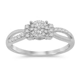 .22ct 14KT White Gold Diamond Solitaire Engagement Ring Size 6.5