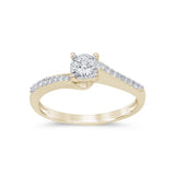 .26ct 14KT Yellow Gold Diamond Engagement Ring Size 6.5