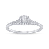 .34ct G SI 14K White Gold Diamond Engagement Ring Size 6.5
