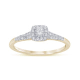 .34ct G SI 14K Yellow Gold Diamond Engagement Ring Size 6.5