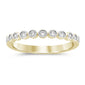 .22ct G SI 14K Yellow Gold Women's Diamond Ring Band Size 6.5