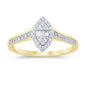 <span style="color:purple">SPECIAL!</span>.26ct G SI 14K Yellow Gold Marquise Shaped Engagement Ring