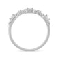 .27ct G SI 14K White Gold Round & Baguette Diamond Band Ring Band Size 6.5