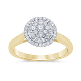 .25ct 14KT Yellow Gold Diamond Engagement Ring Size 6.5