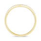 .24ct G SI 14K Yellow Gold Diamond Chevron Ring Size 6.5