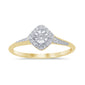 .15ct G SI 14K Yellow Gold Diamond Engagement Ring Size 6.5