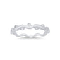 .10ct G SI 14K White Gold Diamond Vine Ring Size 6.5
