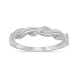 <span>DIAMOND CLOSEOUT! </span>.10ct 14k White Gold Diamond Ring Size 6.5